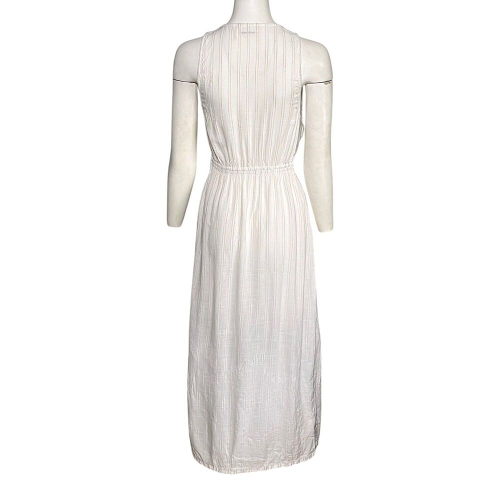 L*Space Donna Cover Up Maxi Dress White Cutout Tie Waist Beach Resort - Picture 3 of 10